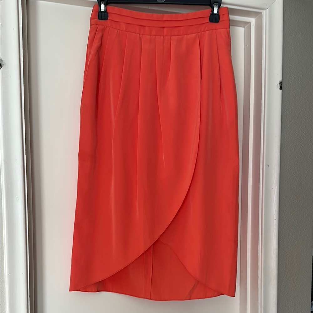 Sachin + Babi Pink coral Midi Wrap Skirt for Night Out